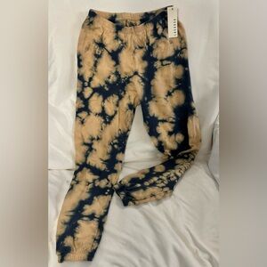 Lacausa sweat pants tie dye
